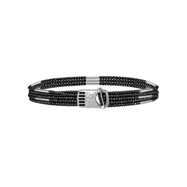 Λαμπερό  Choker  - Βραχιόλι Με Αιματίτες Και Ασημένια Στοιχεία