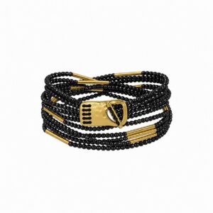 Λαμπερό Choker - Βραχιόλι Με Αιματίτες Και Στοιχεία Επιχρυσωμένα Με Χρυσό 24Κ